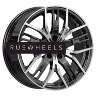 Диски iFree 7x17/5x108 ET45 D67,1 Аскет (КС1072) Блэк Джек