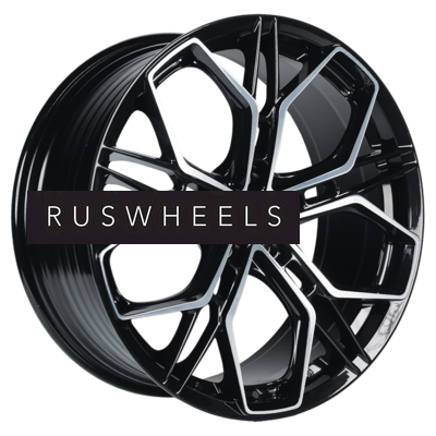 Диски INCH 8,5x20/5x108 ET45 D63,4 FA8534 Gloss Black Machined Face (ZJH) Диски INCH 8,5x20/5x108 ET45 D63,4 FA8534 Gloss Black Machined Face (ZJH)