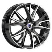Диски КиК  Кайлас (КС1054)  6,5\R18 5*112 ET43  d57,1  Алмаз черный  [80558]  <С>