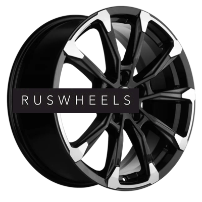 Диски Khomen Wheels 7,5x18/5x114,3 ET50 D54,1 KHW1808 (Geely Coolray) Black-FP Диски Khomen Wheels 7,5x18/5x114,3 ET50 D54,1 KHW1808 (Geely Coolray) Black-FP