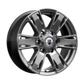 Диски КиК 7,0\R17 6*139.7 ET38 d100.1 Дарк платинум