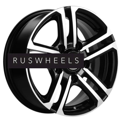 Диски Khomen Wheels 6,5x16/5x139,7 ET35 D98,5 KHW1602 (Niva 4x4 Bronto) Black-FP