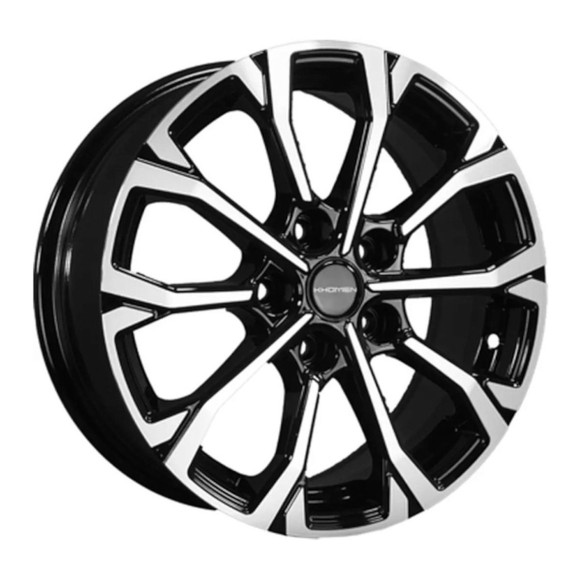 Диски Khomen Wheels 6.5\R16 5*114.3 ET45 d67.1 Black Диски Khomen Wheels 6.5\R16 5*114.3 ET45 d67.1 Black
