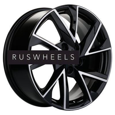 Диски Khomen Wheels 7x17/5x108 ET43 D65,1 KHW1714 (DFM AX 7) Black-FP Диски Khomen Wheels 7x17/5x108 ET43 D65,1 KHW1714 (DFM AX 7) Black-FP