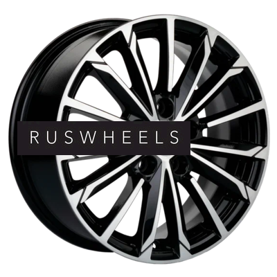 Диски Khomen Wheels 6,5x16/5x110 ET45 D67,1 KHW1611 (DFM 580) Black-FP