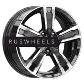 Диски K&K 6,5x16/5x112 ET42 D57,1 Оклахома (КС998) Алмаз черный