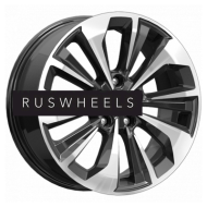 Диски КИК 7x17/5x108 ET40 D65,1 Авиор (КС936) Алмаз черный Диски КИК 7x17/5x108 ET40 D65,1 Авиор (КС936) Алмаз черный