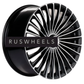 Диски Khomen Wheels 9,5x20/5x112 ET38 D66,6 KHW2008 (Mercedes Rear) Black-FP Диски Khomen Wheels 9,5x20/5x112 ET38 D66,6 KHW2008 (Mercedes Rear) Black-FP
