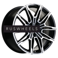 Диски Khomen Wheels 8,5x19/5x114,3 ET30 D60,1 KHW1904 (RX/NX) Black-FP Диски Khomen Wheels 8,5x19/5x114,3 ET30 D60,1 KHW1904 (RX/NX) Black-FP