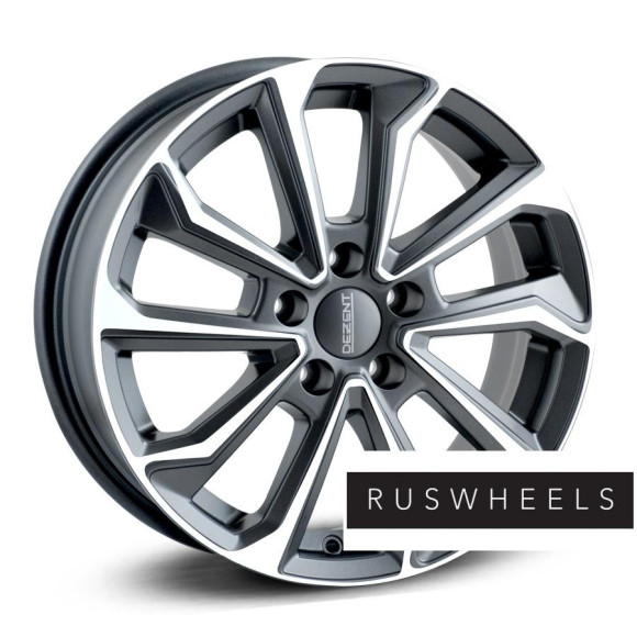 Диски Dezent R17 / 7J PCD 5x114.3 ЕТ 40 ЦО 66.1 KS dark