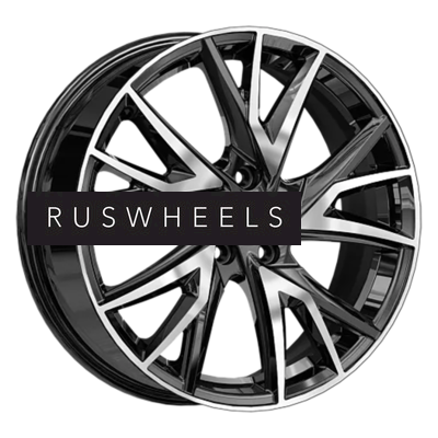 Диски КИК 6,5x18/5x108 ET52 D60,1 Кайлас (КС1054) Алмаз черный Диски КИК 6,5x18/5x108 ET52 D60,1 Кайлас (КС1054) Алмаз черный