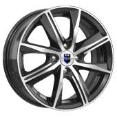 Диски КиК  Арнар (КС904)  7,0\R16 5*114,3 ET50  d66,1  Алмаз черный  [76061]