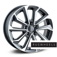 Диски Dezent R17 / 7J PCD 5x114.3 ЕТ 48 ЦО 71.6 KS dark