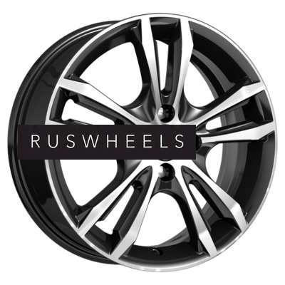 Диски КИК 6x16/4x100 ET49 D54,1 Samara-оригинал (КС866) Алмаз черный SK Диски КИК 6x16/4x100 ET49 D54,1 Samara-оригинал (КС866) Алмаз черный SK