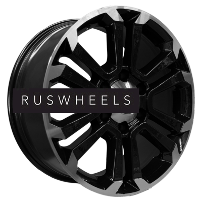 Диски Khomen Wheels 7,5x18/6x139,7 ET42 D75,1 KHW1817 (Haval H9) Black-FP