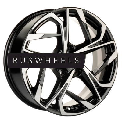 Диски Khomen Wheels 7x17/5x112 ET45 D57,1 KHW1716 (Karoq/Tiguan) Black-FP Диски Khomen Wheels 7x17/5x112 ET45 D57,1 KHW1716 (Karoq/Tiguan) Black-FP