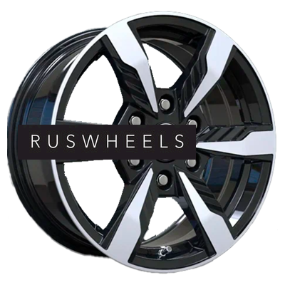 Диски LS 7,5x17/6x139,7 ET36 D100,1 1301 BKF (конус, Колпак+лого)