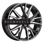 Диски КИК 6,5x18/5x112 ET43 D57,1 Кайлас (КС1054) Алмаз черный