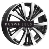 Диски КИК 7,5x19/5x114,3 ET35 D67,1 Марвел (КС881) Алмаз черный SK