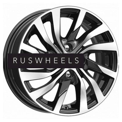 Диски КИК 6x15/4x100 ET37 D60,1 КС882 Алмаз черный Диски КИК 6x15/4x100 ET37 D60,1 КС882 Алмаз черный