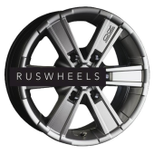 Диски OZ 7x16/6x127 ET35 D78,1 Off-road 6 Metal Titanium Диски OZ 7x16/6x127 ET35 D78,1 Off-road 6 Metal Titanium