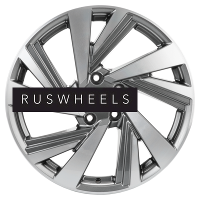 Диски Khomen Wheels 7,5x18/5x114,3 ET45 D66,1 KHW1801 (Teana/X-trail) Gray-FP Диски Khomen Wheels 7,5x18/5x114,3 ET45 D66,1 KHW1801 (Teana/X-trail) Gray-FP