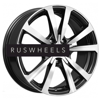 Диски iFree 7x17/5x100 ET45 D67,1 Бэнкс (КС645) Блэк Джек