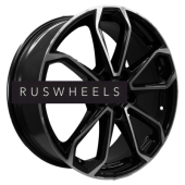 Диски Khomen Wheels 7x18/5x114,3 ET48,5 D67,1 KHW1816 (Kia Sportage) Black-FP
