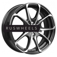 Диски iFree 6x16/5x100 ET35 D67,1 Такеши (КС877) Блэк Джек