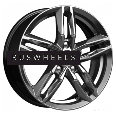 Диски КИК 6x16/5x100 ET38 D57,1 Sayan (КС731) Дарк платинум