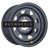 Диски Off-Road Wheels 7x16/5x139,7 ET0 D110 УАЗ (треуг. мелкий) Черный матовый Диски Off-Road Wheels 7x16/5x139,7 ET0 D110 УАЗ (треуг. мелкий) Черный матовый