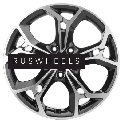 Диски Khomen Wheels 7x17/5x114,3 ET39 D60,1 KHW1702 (RAV4) Black-FP