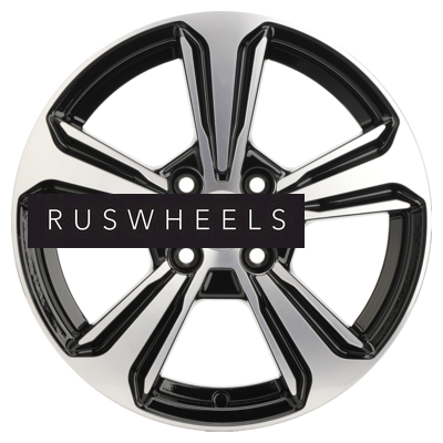 Диски Khomen Wheels 6x15/4x100 ET50 D60,1 KHW1502 (Vesta) Black-FP