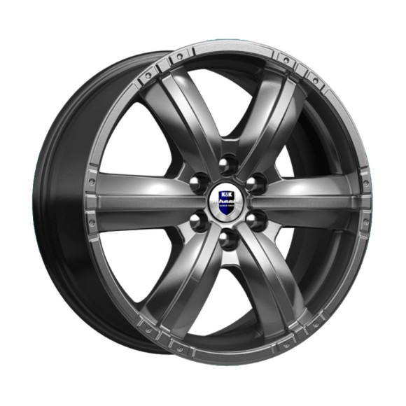 Диски КиК 7.5\R17 6*139.7 ET25 d106.1 Дарк платинум Диски КиК 7.5\R17 6*139.7 ET25 d106.1 Дарк платинум