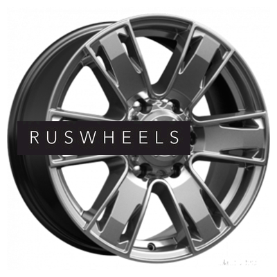 Грузовые диски K&K 7x17/6x139,7 ET38 D67,1 Севенна (КС726) Дарк платинум