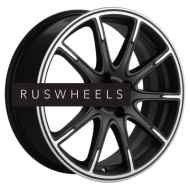 Диски Khomen Wheels 6,5x17/4x100 ET50 D60,1 KHW1707 (Lada Vesta) Black-FP matt Диски Khomen Wheels 6,5x17/4x100 ET50 D60,1 KHW1707 (Lada Vesta) Black-FP matt