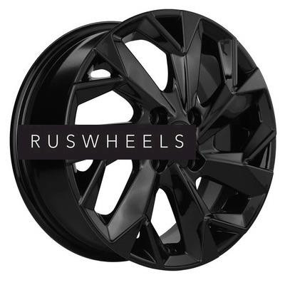 Диски Khomen Wheels 5,5x14/4x100 ET38 D67,1 KHW1402 (Accent/Getz/i20) Black