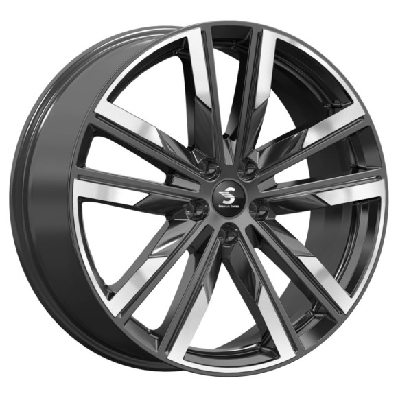 Диски СКАД Premium  КР014 (20CX-9)  8,0\R20 5*114,3 ET45  d67,1  Diamond Black Gris  [82149]