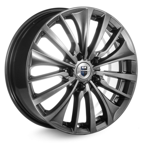 Диски КиК  Flanker (KC751)  6,5\R17 4*100 ET43  d60,1  Дарк платинум  [76241]