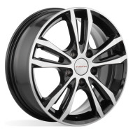 Диски КиК  Samara-оригинал (КС866)  6,0\R16 4*100 ET49  d54,1  Алмаз черный SK  [r74579SK]