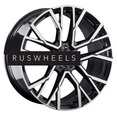 Диски LS Forged 9,5x21/5x112 ET36 D66,6 LS FG07 BKF (конус, C570)