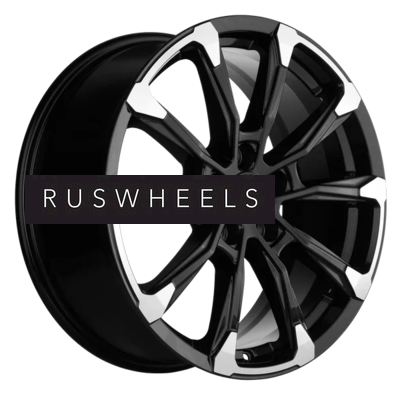 Диски Khomen Wheels 7,5x18/5x114,3 ET37 D66,5 KHW1808 (Jolion) Black-FP Диски Khomen Wheels 7,5x18/5x114,3 ET37 D66,5 KHW1808 (Jolion) Black-FP