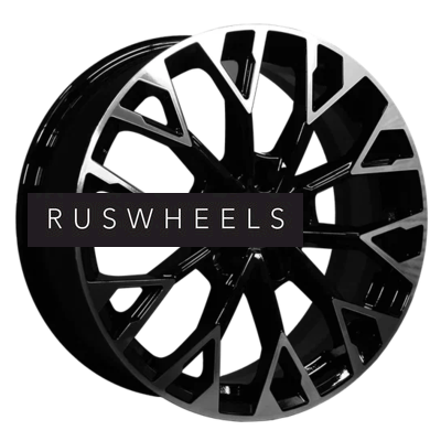 Диски Khomen Wheels 7x17/5x114,3 ET45 D67,1 KHW1718 (CX-5/i40/Changan CS75FL/Besturn X80) Black-FP