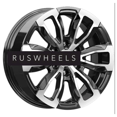 Диски КИК 7,5x18/6x139,7 ET38 D67,1 Меконг (КС959) Алмаз черный