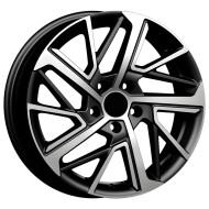 Диски Вектор 6.5\R17 5*114.3 ET45 d54.1 Алмаз черный