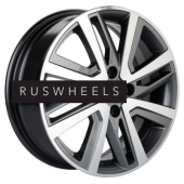 Диски Khomen Wheels 6x16/4x100 ET46 D54,1 KHW1609 (Rio II/Solaris II) Gray-FP