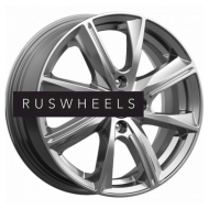 Диски КИК 6x15/4x100 ET46 D54,1 Арнар-оригинал (КС890) Дарк платинум Диски КИК 6x15/4x100 ET46 D54,1 Арнар-оригинал (КС890) Дарк платинум