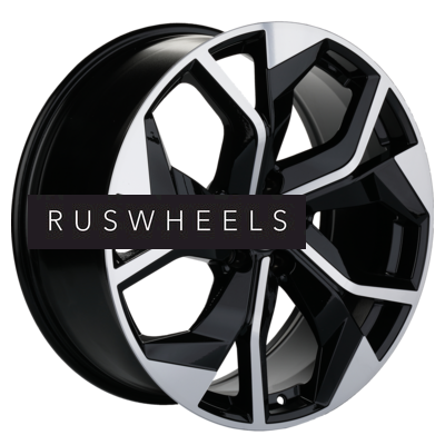 Диски Khomen Wheels 8,5x20/5x114,3 ET30 D60,1 KHW2006 (RX) Black-FP