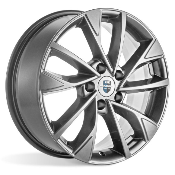 Диски КиК 7,0\R17 5*114.3 ET45 d60.1 Дарк платинум Диски КиК 7,0\R17 5*114.3 ET45 d60.1 Дарк платинум