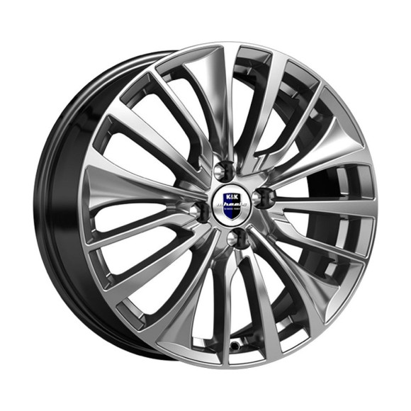 Диски КиК  Flanker (КС1097)  6,5\R17 5*114,3 ET40  d64,1  Дарк платинум  [82265]  Fb max 625 kg